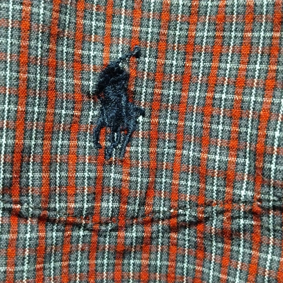 Ralph Lauren xxl long sleeve button down shirt red plaid - Picture 2 of 6